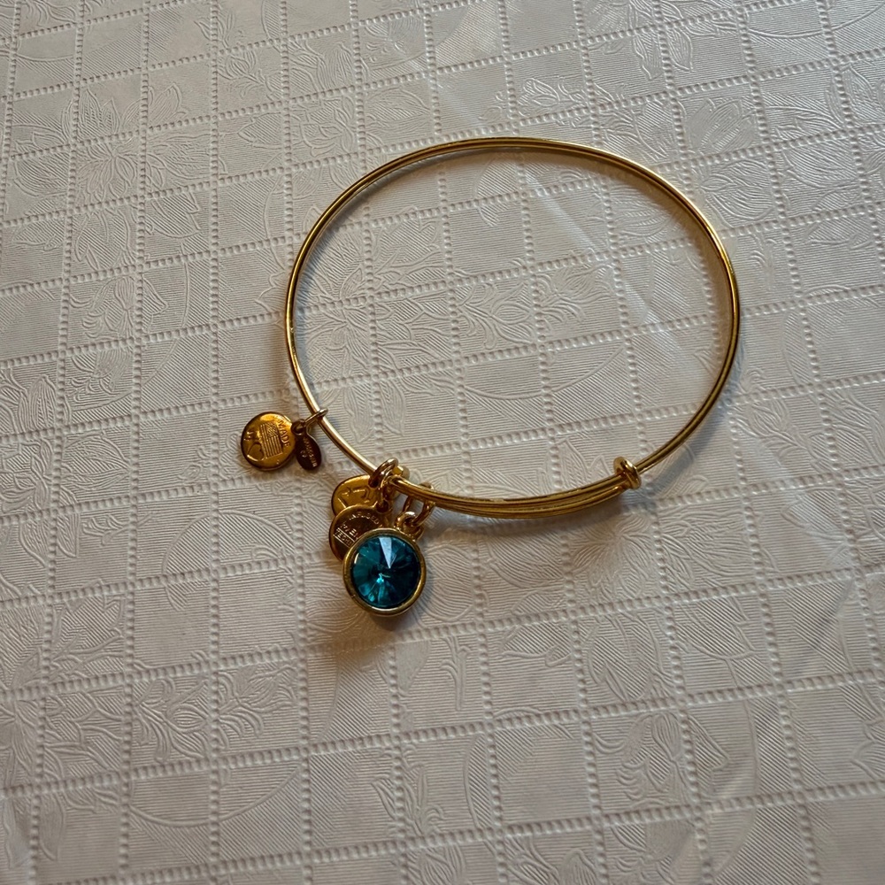 Alex and Ani December Birthstone Charm Bracelet